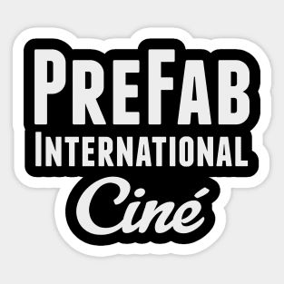 PreFab International Cine light on dark Sticker